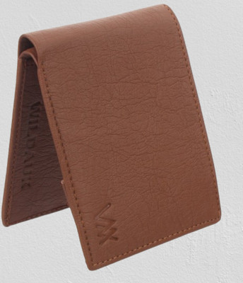 WILDAUK Men Casual, Evening/Party, Formal, Travel, Trendy Tan Artificial Leather Wallet(11 Card Slots)