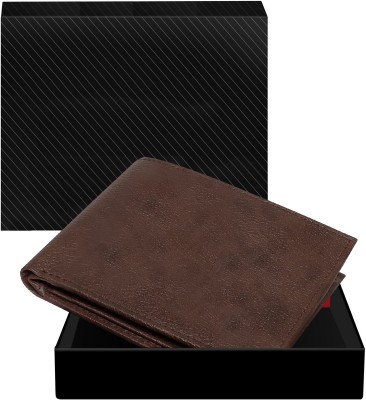 FOCO Men Casual, Evening/Party, Formal Brown Artificial Leather Wallet(7 Card Slots)