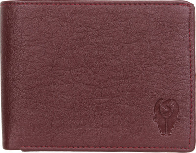 SAMTROH Men Casual Brown Artificial Leather Money Clip(8 Card Slots)