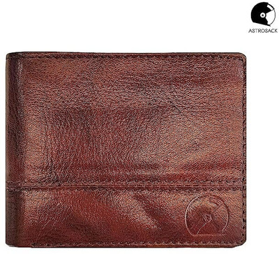 Astrosack Men Formal, Casual Brown Artificial Leather Wallet(4 Card Slots)