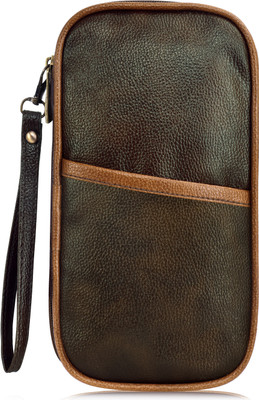 HVH WORLD Men & Women Travel Brown, Tan Artificial Leather Wallet(9 Card Slots)