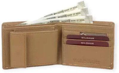Classic World Men Brown Artificial Leather Wallet(10 Card Slots)