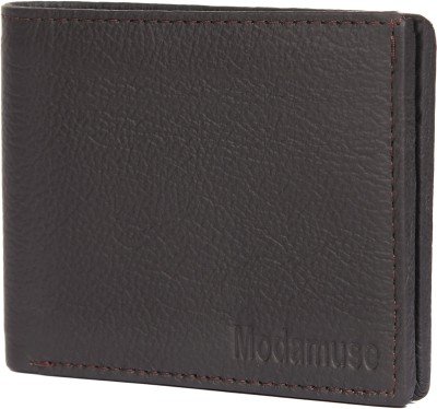 Modamuse Men Casual, Ethnic, Evening/Party, Formal, Travel, Trendy Brown Genuine Leather Wallet(3 Card Slots)