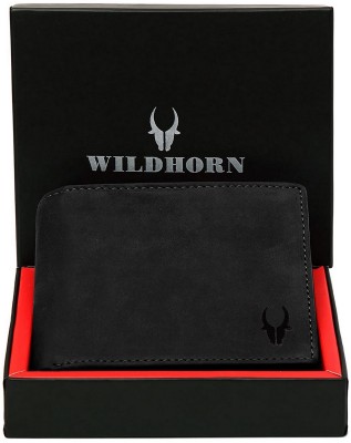 WILDHORN Men Casual Brown Genuine Leather Wallet(10 Card Slots)