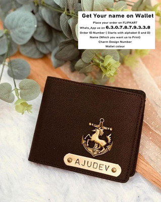 Navya Royal Art Men Casual, Formal, Evening/Party, Formal, Trendy Brown Artificial Leather, Genuine Leather Wallet(5 Card Slots)