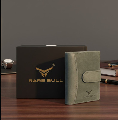 RARE BULL Men & Women Formal, Travel, Trendy, Evening/Party Brown Genuine Leather Card Holder(20 Card Slots)