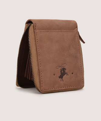 WildStitch Men Casual Brown Genuine Leather Wallet(7 Card Slots)