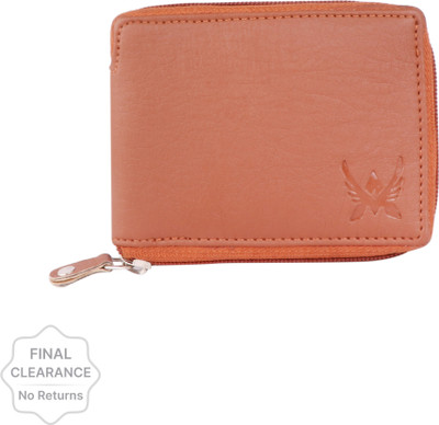 PATHROVER Men Tan Artificial Leather Wallet(6 Card Slots)