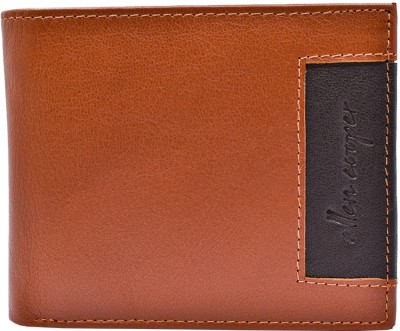 Allen Cooper Men Brown Genuine Leather Wallet(7 Card Slots)