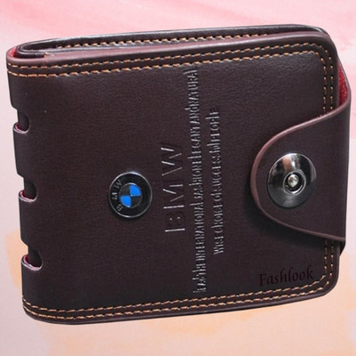 ESTILO FLEM Men Casual Brown Artificial Leather Wallet(6 Card Slots)