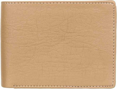 Wildemart Men Casual Beige Artificial Leather Wallet(10 Card Slots)