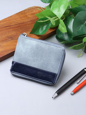 SCRUMBLER Men Casual Grey Artificial Leather Wallet(5 Card Slots)