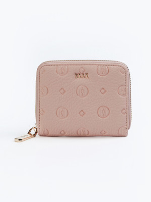 ELLE Women Casual Pink Genuine Leather Wallet(4 Card Slots)