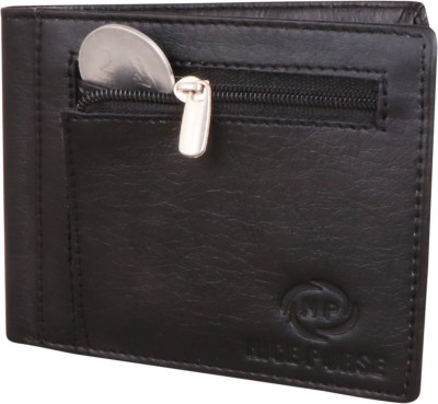 Nice Purse Men Formal, Travel Black Artificial Leather Wallet(11 Card Slots)