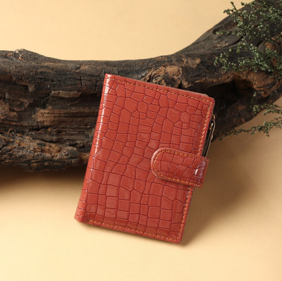 VEMILIO Women Casual, Evening/Party, Formal, Travel, Trendy Red Artificial Leather Wallet(6 Card Slots)