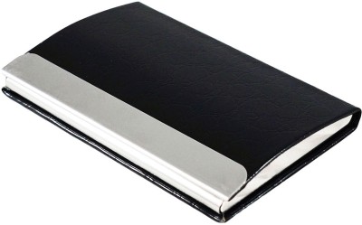 auteur Men & Women Casual Black Artificial Leather Card Holder(12 Card Slots)