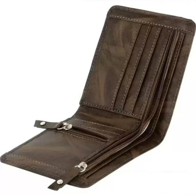 WALLETIN Boys Casual, Formal, Trendy Brown Artificial Leather Wallet(6 Card Slots)