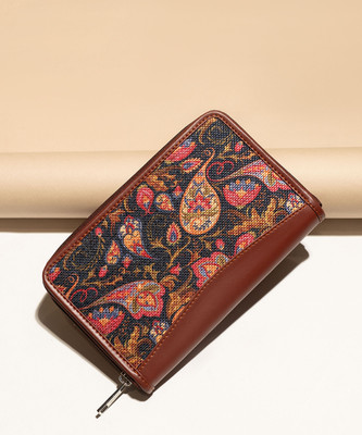 ZOUK Women Casual Multicolor Jute Wallet(4 Card Slots)