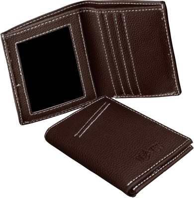 MATSS Men Casual, Ethnic, Evening/Party, Formal, Travel, Trendy Brown Genuine Leather Card Holder(6 Card Slots)