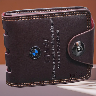SHYAM Men Casual Brown Artificial Leather Wallet(6 Card Slots)