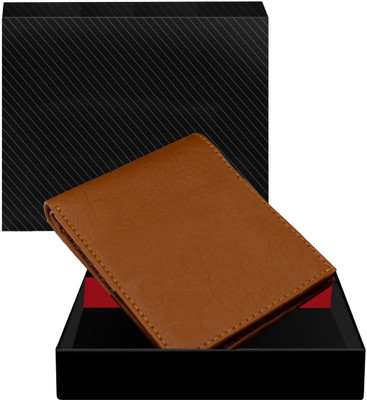 vjcreation Men Casual, Evening/Party, Formal Tan Artificial Leather Wallet(9 Card Slots)
