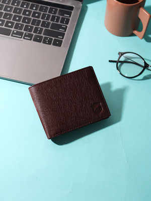 SAMTROH Men Formal Brown Artificial Leather Wallet(10 Card Slots)