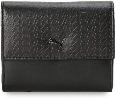 PUMA Men & Women Casual Black Rubber Wallet(1 Card Slot)