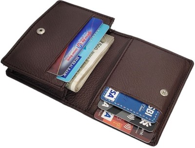 FashionBunker 6 Card Holder(Set of 1, Brown)