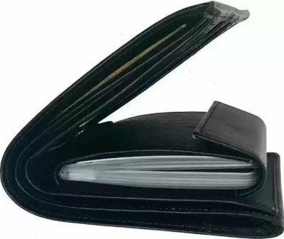 ilw Men Casual, Evening/Party, Formal Black Artificial Leather Wallet(8 Card Slots)