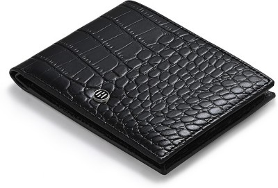 HALDEN Men Formal, Casual Black Genuine Leather Wallet(8 Card Slots)