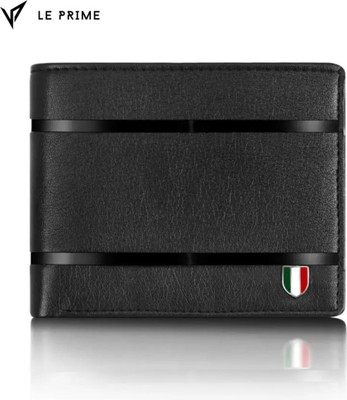 Fabacle Men Casual, Travel Black Artificial Leather Wallet(5 Card Slots)