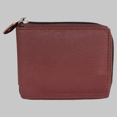 ARFA Men Maroon Artificial Leather Wallet(3 Card Slots)