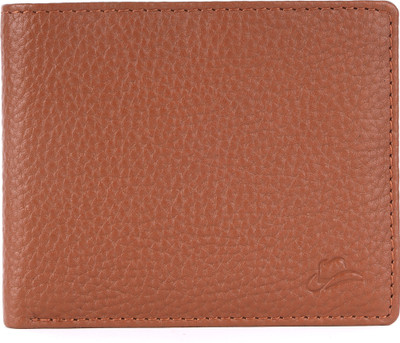 Leatherician Men & Women Travel Tan Genuine Leather Wallet(8 Card Slots)
