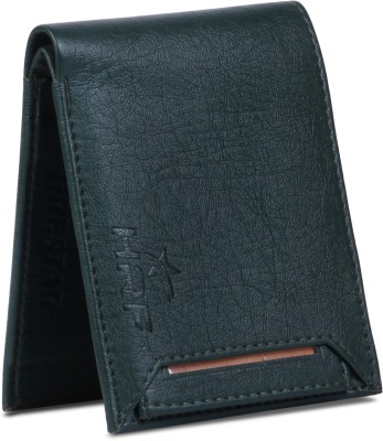 HRFSTAR Men Formal Black Artificial Leather Card Holder(4 Card Slots)