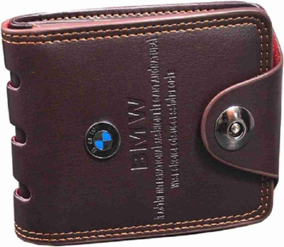 ESTILO FLEM Men Brown Artificial Leather Wallet(3 Card Slots)