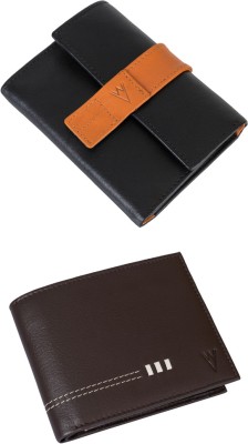 WILDVIBEZ Men & Women Formal Black Genuine Leather Wallet(4 Card Slots)