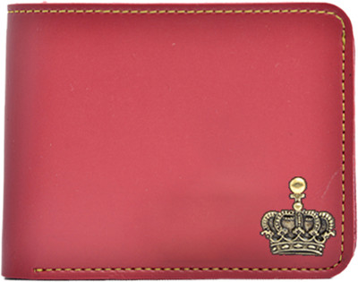 Vorak Ahimsa Men Red Artificial Leather Wallet(2 Card Slots, Pack of 4)