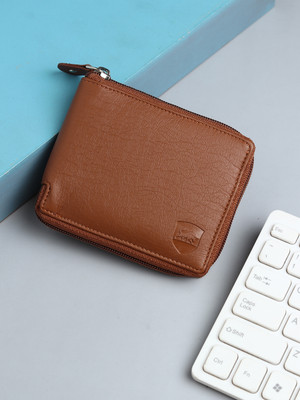 SAMTROH Men Casual Tan Artificial Leather Wallet(5 Card Slots)