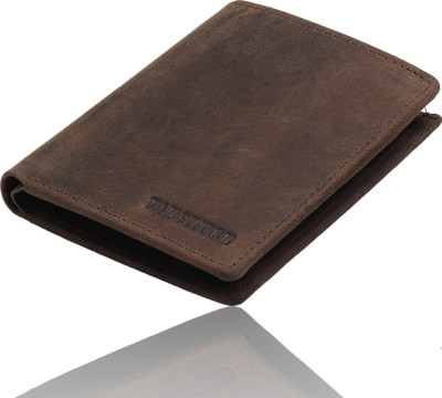 TANSTITCH Men Casual, Evening/Party, Travel, Trendy Brown Genuine Leather Wallet(6 Card Slots)