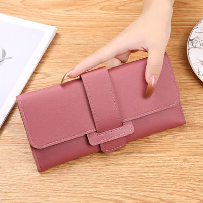 KRAPTICK Women Casual Pink Artificial Leather Wallet(12 Card Slots)