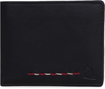 KARA Men Casual, Ethnic, Evening/Party, Formal, Travel, Trendy Black Genuine Leather Wallet(6 Card Slots)