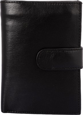 Route Men Casual, Formal Black Genuine Leather Wallet(2 Card Slots)