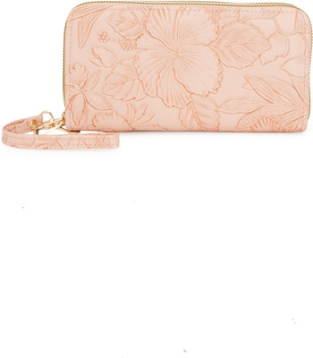 Globus Women Casual Beige Artificial Leather Wallet(2 Card Slots)