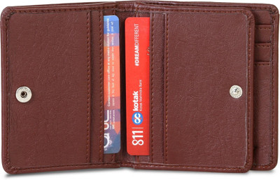 FLY BOYZ Men Casual, Formal, Travel, Trendy Brown Artificial Leather Wallet(7 Card Slots)