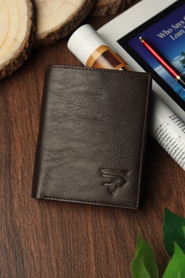 JND Men Casual Brown Artificial Leather Wallet(8 Card Slots)