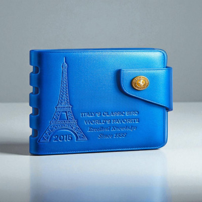 ZEPH Enterprises Men Casual Blue Artificial Leather Wallet(5 Card Slots)