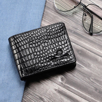 Diversify Men Black Artificial Leather Wallet(7 Card Slots)