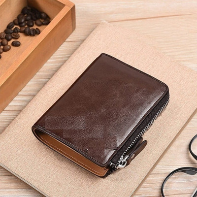 watchstar Men & Women Casual, Formal Brown Genuine Leather Card Holder(11 Card Slots)