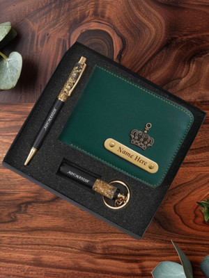 Mizi Craft Men Casual, Formal, Travel, Trendy, Evening/Party Green Artificial Leather Wallet(3 Card Slots)