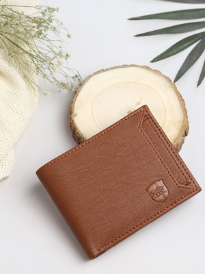 SAMTROH Men Casual, Ethnic, Evening/Party, Formal, Travel, Trendy Tan Artificial Leather Wallet(8 Card Slots)
